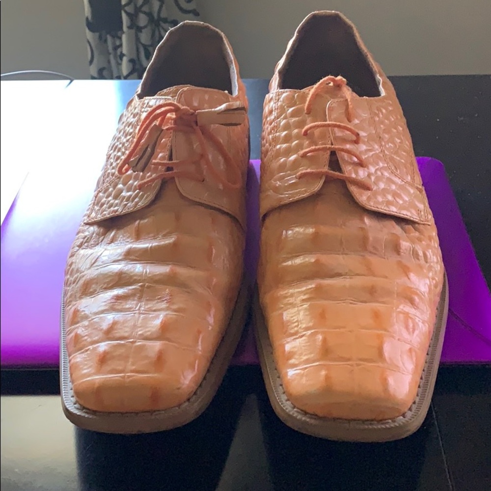 Men’s orange shoes